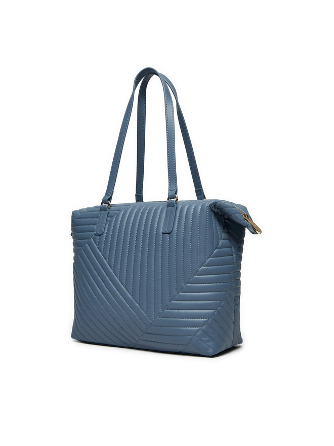 Tommy Hilfiger Ročna torba Tommy Hilfiger Poppy Reform Tote Qu AW0AW17013 Modra