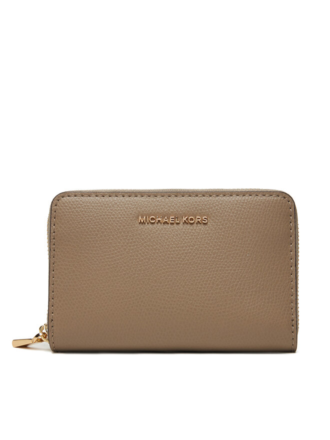 MICHAEL Michael Kors Pequeña cartera de mujer MICHAEL Michael Kors Jet Set Small Leather 32F4GJ6D0L Beis