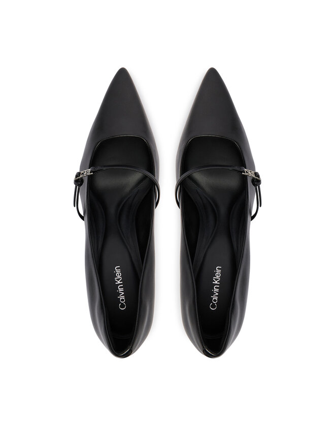 Calvin Klein Pumps Calvin Klein Ess Stiletto 70 Mj Lth Hdw HW0HW02952 Schwarz