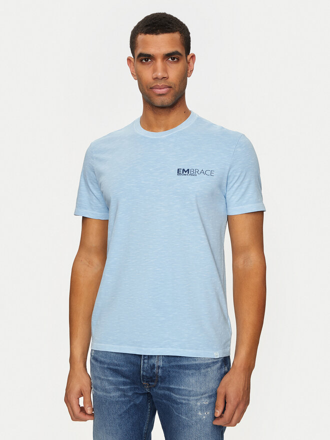 United Colors Of Benetton United Colors Of Benetton Camiseta 3F98U1092 Azul Regular Fit