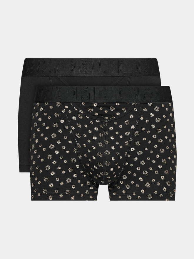 HOM HOM 2er-Set Boxershorts 402660 Schwarz