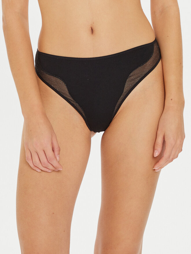 Undress Code Undress Code Στρίνγκ Oh Mon Dieu 730 Μαύρο