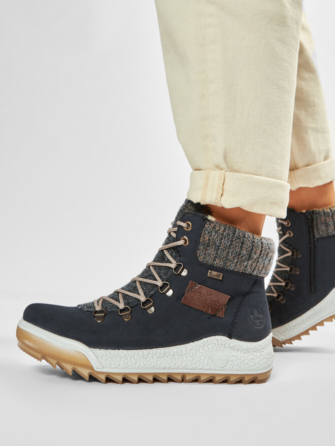 Rieker Botine Rieker Y4730-14 Bleumarin