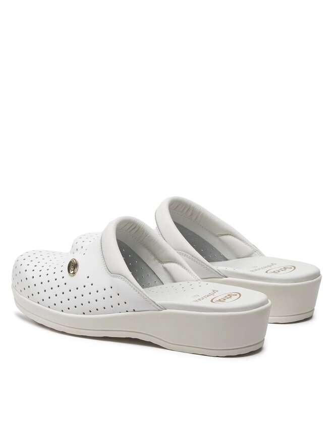 Scholl Παντόφλες Scholl Clog Back Guard F20175 1065 410 Λευκό