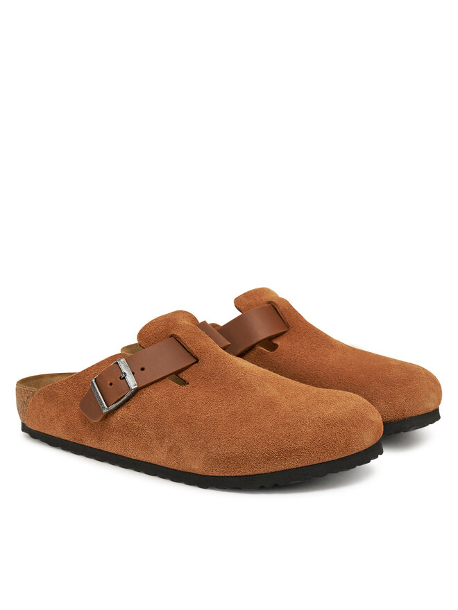 Birkenstock Ciabatte Birkenstock Boston zamsz 1029185 Marrone
