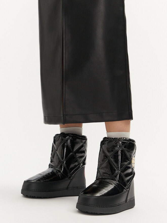 LOVE MOSCHINO Μπότες Χιονιού LOVE MOSCHINO JA24982G0LEB1000 Μαύρο