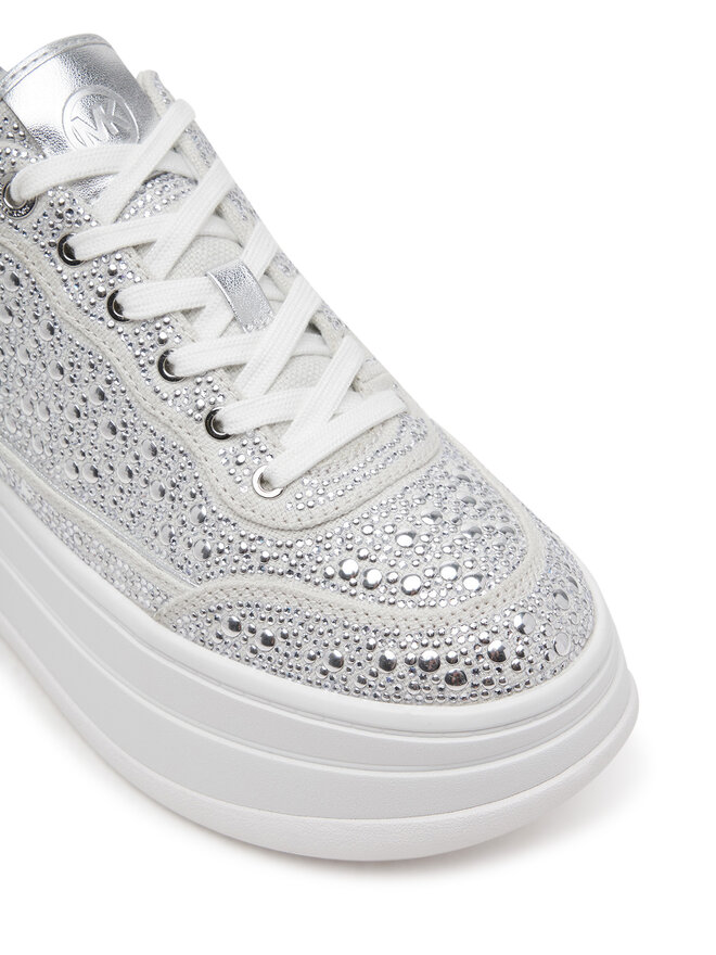 MICHAEL Michael Kors Sneakersy MICHAEL Michael Kors Hayes 43S5HYFS2D Srebrny