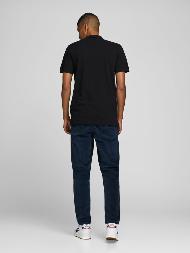Jack&Jones Jack&Jones Polo marškinėliai Basic 12136516 Juoda Slim Fit