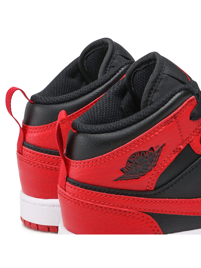 Nike Basketbalové boty Nike Jordan 1 Mid (Ps) 640734 074 Červená