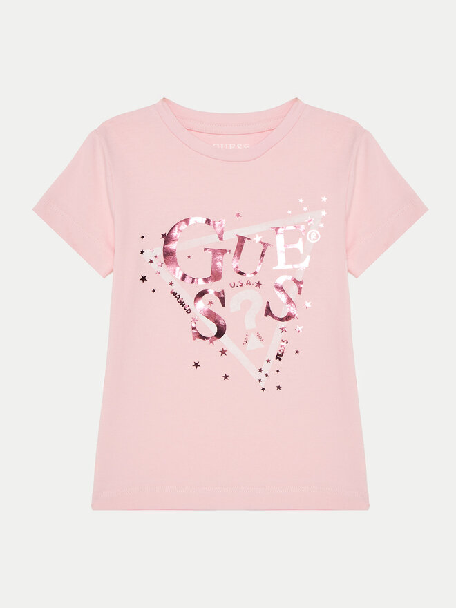 Guess Guess Póló K5RI00 K6YW4 Rózsaszín Regular Fit