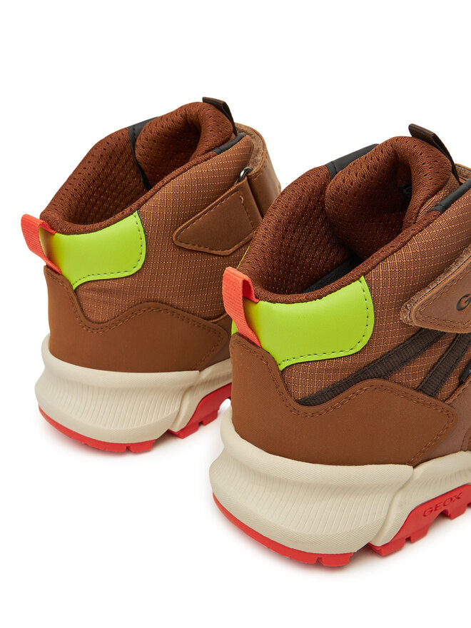 Geox Botines planos Geox J Flexyper Plus J56LCC 0FUME C0616 D Marrón