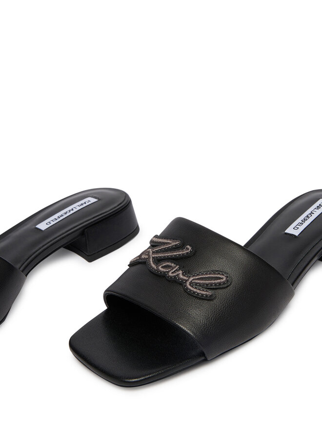 KARL LAGERFELD Pantoletten KARL LAGERFELD Petalo II KL80700C Schwarz
