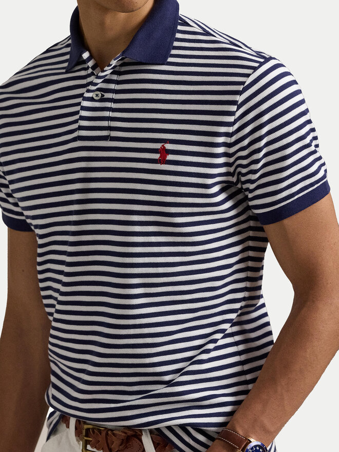 Polo Ralph Lauren Polo Ralph Lauren Poloshirt 710956682001 Dunkelblau Custom Slim Fit