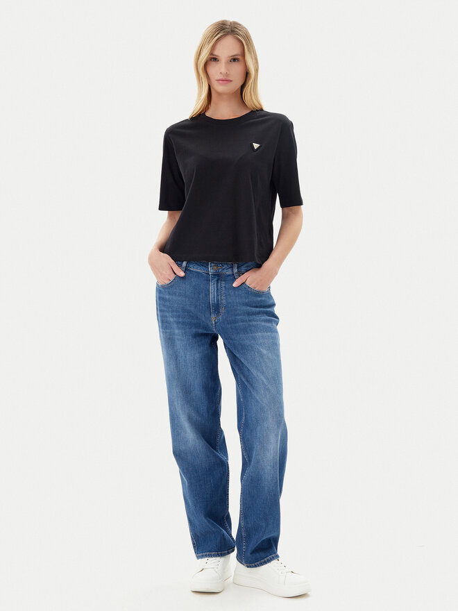 Guess Guess T-Shirt V4BI21 I3Z14 Μαύρο Relaxed Fit