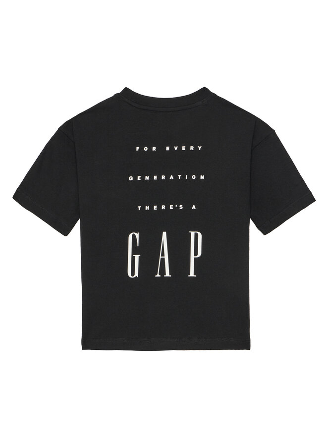 Gap Gap Póló 745250-03 Fekete Regular Fit