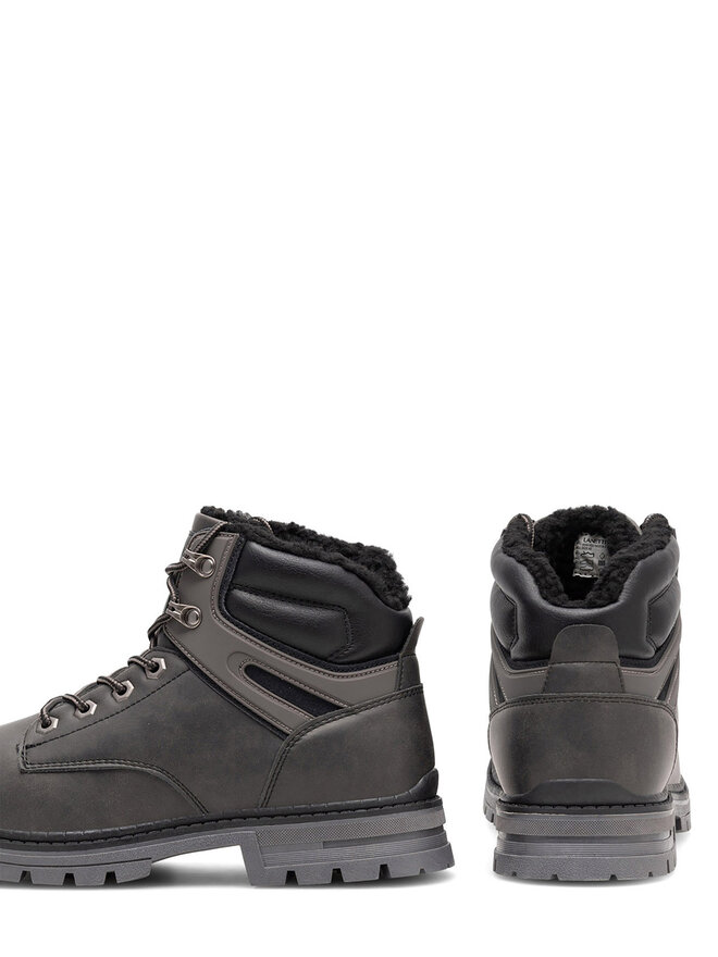Lanetti Schnürschuhe Lanetti VS21M2019-3 Schwarz