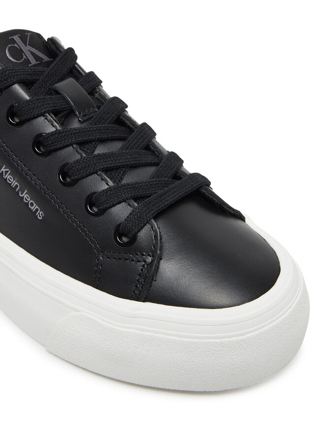 Calvin Klein Jeans Sneakers Calvin Klein Jeans Vulc Flatform Low Mg Lth YW0YW01771 Nero