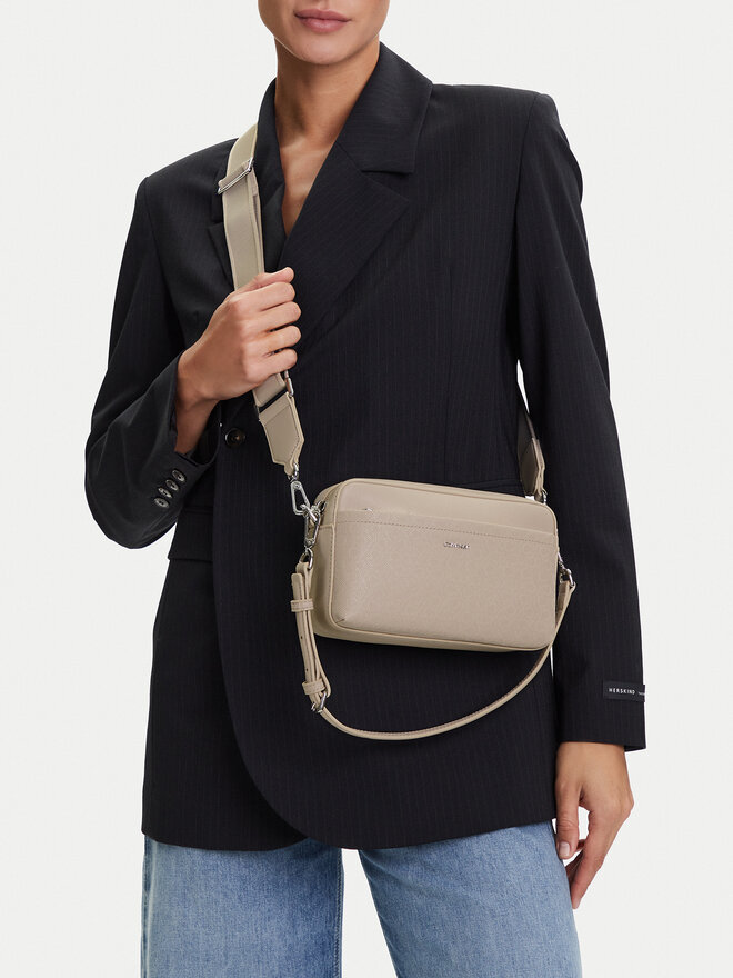 Calvin Klein Сумка Calvin Klein Ck Must Aop Double Straps Camera LV04F3080G Бежевий