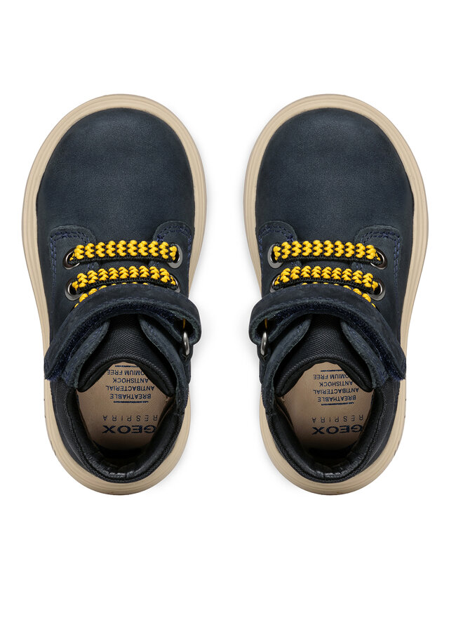 Geox Schnürstiefeletten Geox B Kiddartah Boy B4662E 032FU C0045 M Dunkelblau