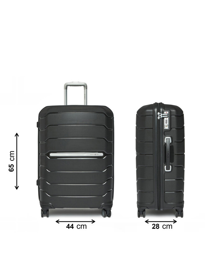 Samsonite Mittlerer Koffer Samsonite Flux 88538 1041 1INU Schwarz