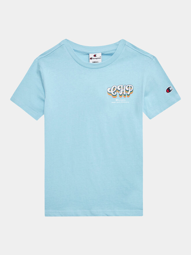 Champion Champion Marškinėliai 306374 Žydra Regular Fit