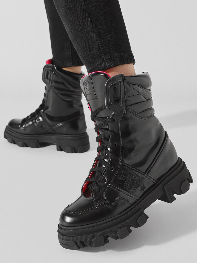Chiara Ferragni Schnürstiefeletten Chiara Ferragni CF3039-001 Schwarz