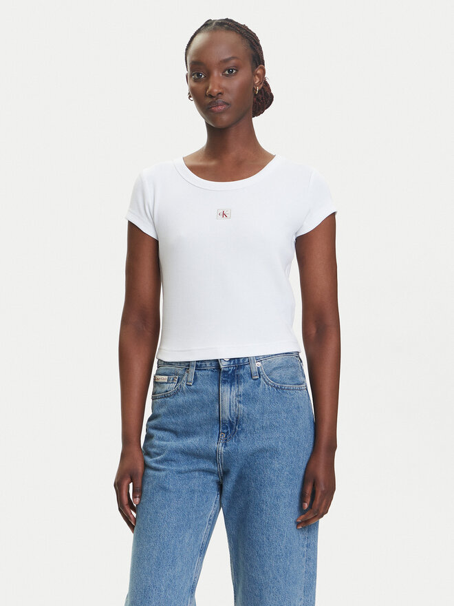 Calvin Klein Jeans Calvin Klein Jeans T-Shirt LV047C200G Weiß Slim Fit