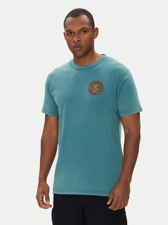DC DC Camiseta ADYZT05458 Verde Regular Fit