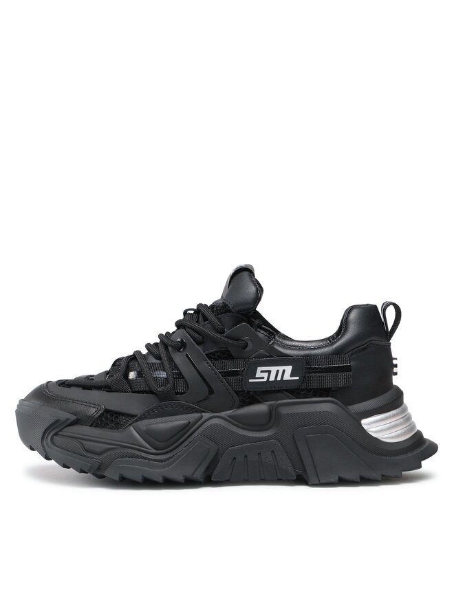 Steve Madden Снікерcи Steve Madden Kingdom Sneaker SM11002519 SM11002519-915 Чорний