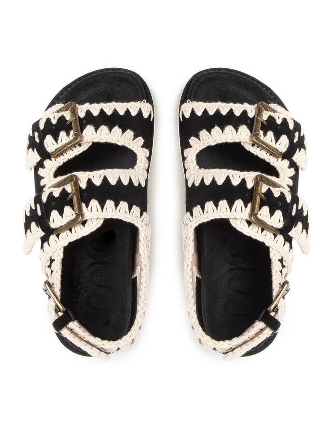Mou Sandalias Mou New Bio # 02-With Buckles SW461003A Negro