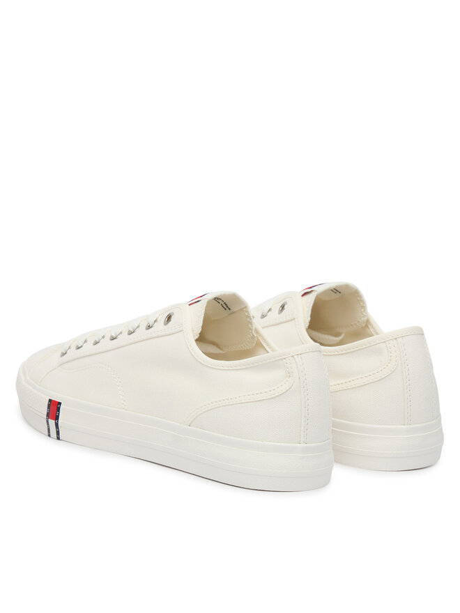 Tommy Jeans Sneakers aus Stoff Tommy Jeans Archive Vulc Y2K EM0EM01674 Weiß