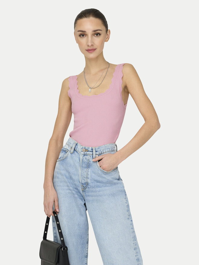 JDY JDY Τοπ Nanna 15290585 Ροζ Slim Fit