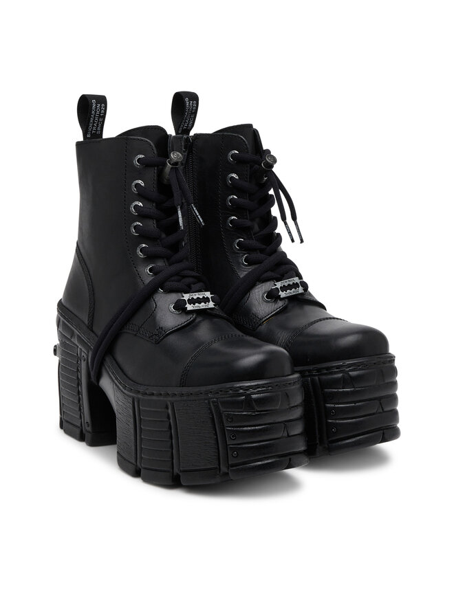 NEW ROCK Schnürschuhe NEW ROCK M-TM001-C4 Schwarz