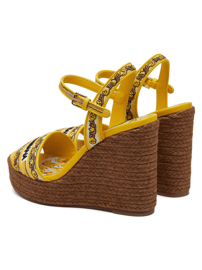 Dolce&Gabbana Espadryle Dolce&Gabbana CZ0318 AV804 Żółty