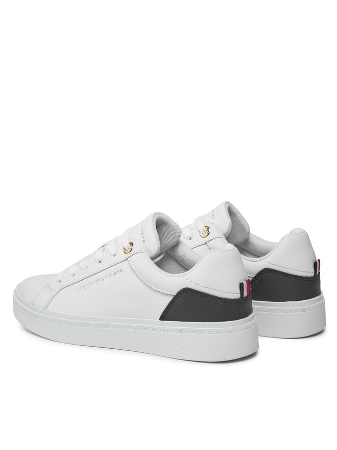 Tommy Hilfiger Zapatillas Tommy Hilfiger Elevated Essential Court Sneaker FW0FW07635 Blanco