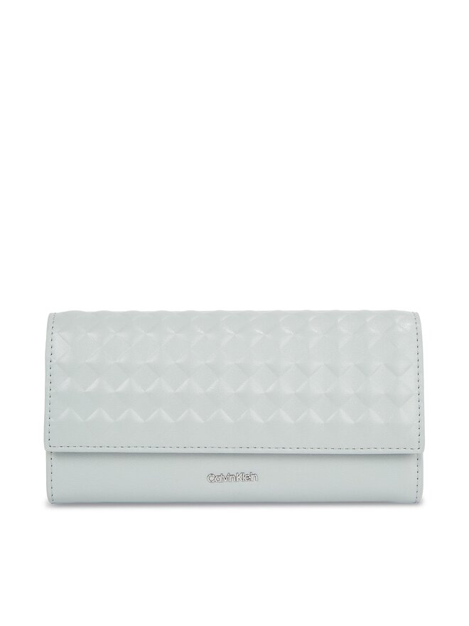 Calvin Klein Liels sieviešu maks Calvin Klein Calvin Mini Quilt K60K611895 Pelēks