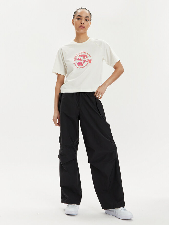 Napapijri Napapijri Camiseta S-Aberdeen NP0A4HOI Écru Regular Fit
