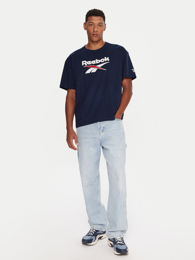 Reebok Reebok Camiseta RK25153CCM Azul marino Regular Fit