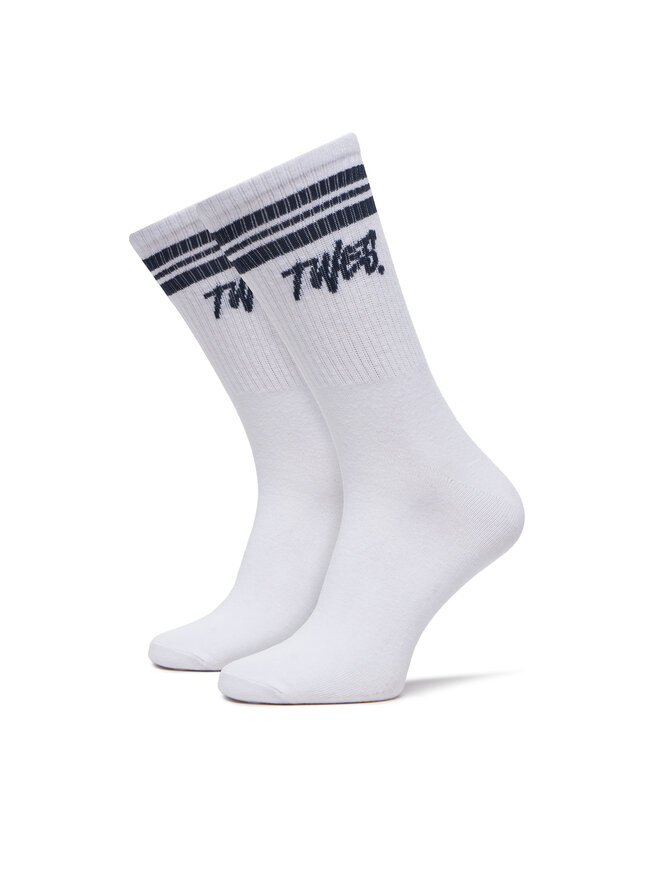 Jack&Jones Zestaw 3 par wysokich skarpet męskich Jack&Jones Jactwes 12268711 Biały