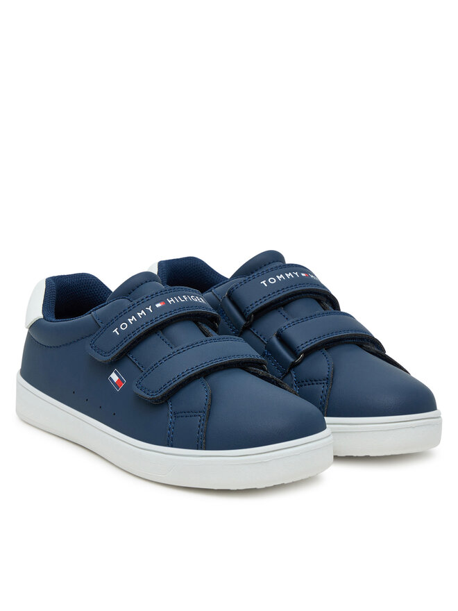 Tommy Hilfiger Снікерcи Tommy Hilfiger Low Cut Velcro Sneaker T1X9-34062-1355 S Cиній