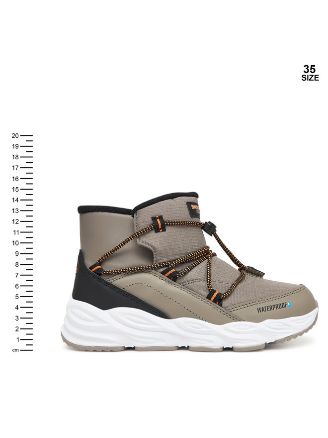 Skechers Μπότες Χιονιού Skechers Turbo Tread 406385L TPBK Γκρι