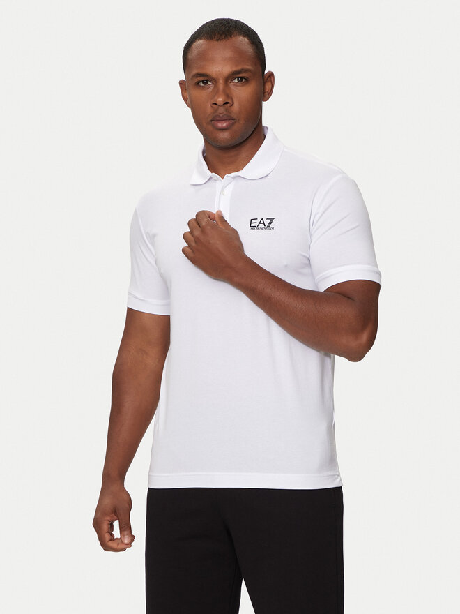EA7 Emporio Armani EA7 Emporio Armani Poloshirt 8NPF14 PJVQZ 1100 Weiß Regular Fit