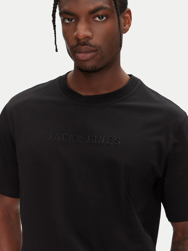 Jack&Jones Jack&Jones Marškinėliai Recharge 12273070 Juoda Relaxed Fit