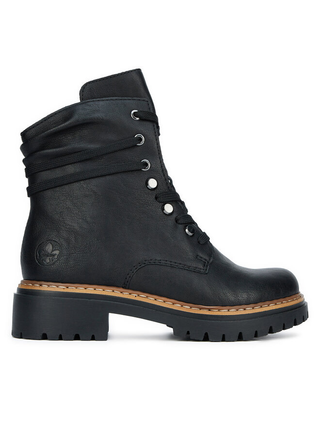 Rieker Botine Rieker 72621-00 Negru