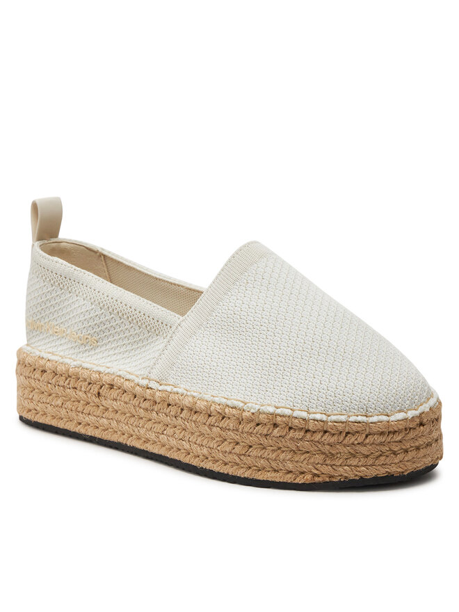 Calvin Klein Jeans Espadrilles Calvin Klein Jeans Platform Espadrille Uc YW0YW01377 Ekru