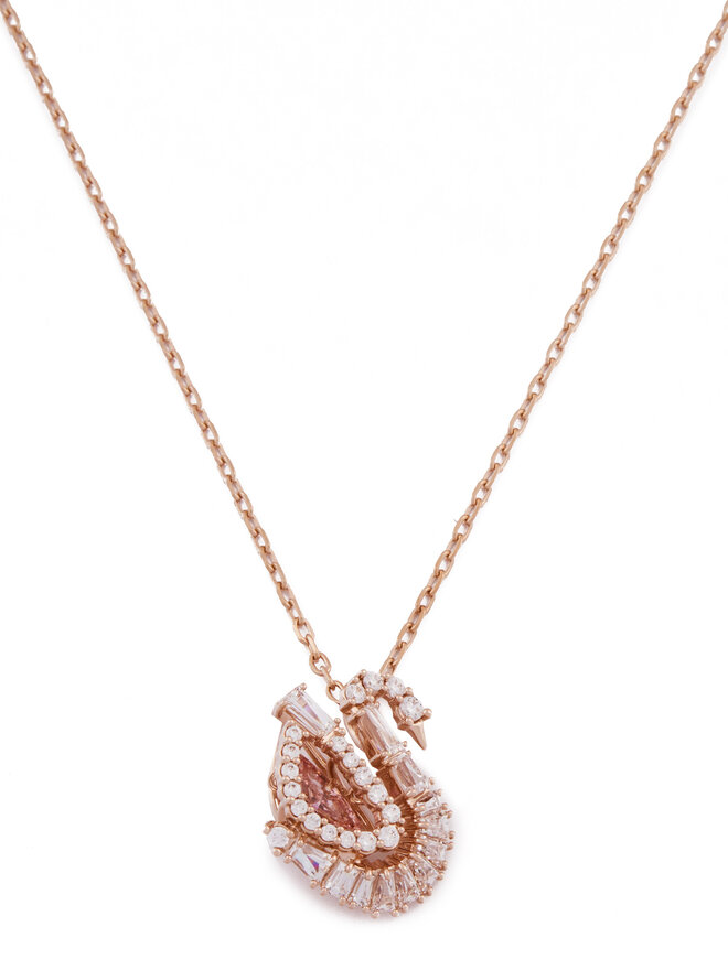 Swarovski Намисто Swarovski Swan 5732414 Рожеве золото