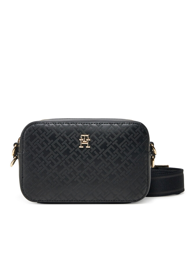 Tommy Hilfiger Borsetta Tommy Hilfiger Th Distinct Camera Bag Mono AW0AW17221 Nero