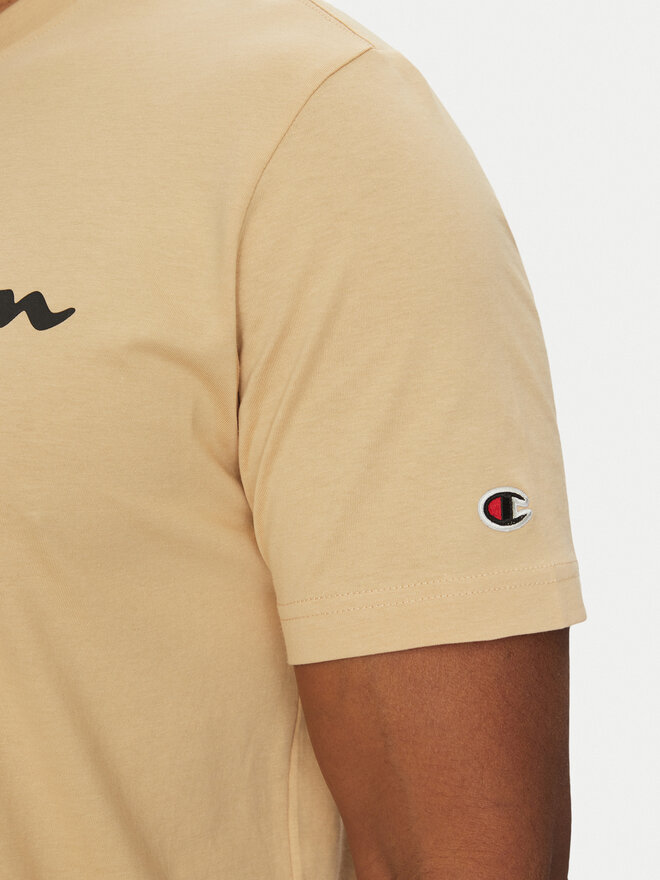 Champion Champion Футболка 220256 Бежевий Regular Fit