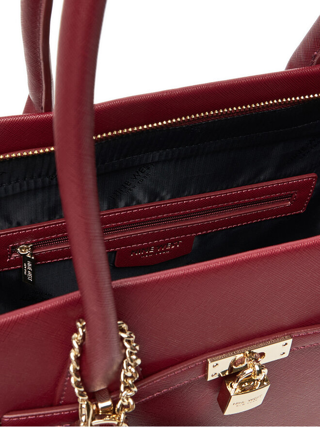 Nine West Τσάντα Nine West CEO-Chelsea-Charm-III-LX10186 Μπορντό