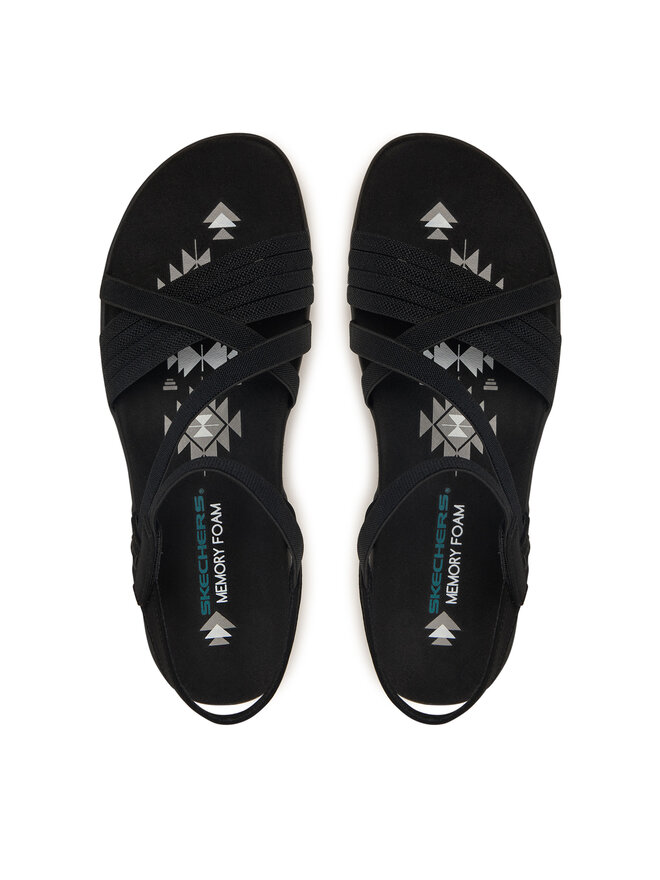 Skechers Босоніжки Skechers Reggae Slim-Summer Heat 163116/BBK Чорний